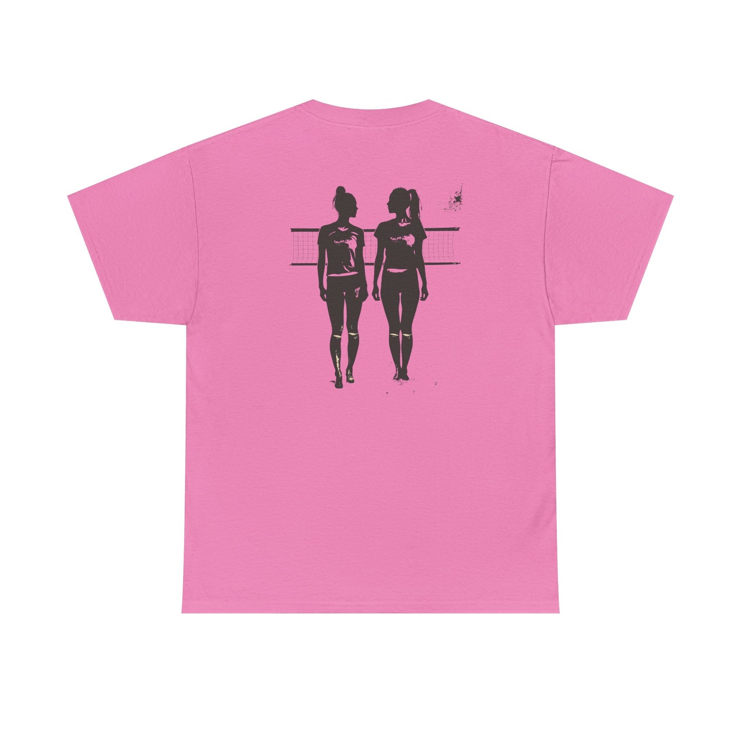 Beach Volleyball “Partners” Unisex Heavy Cotton Tee