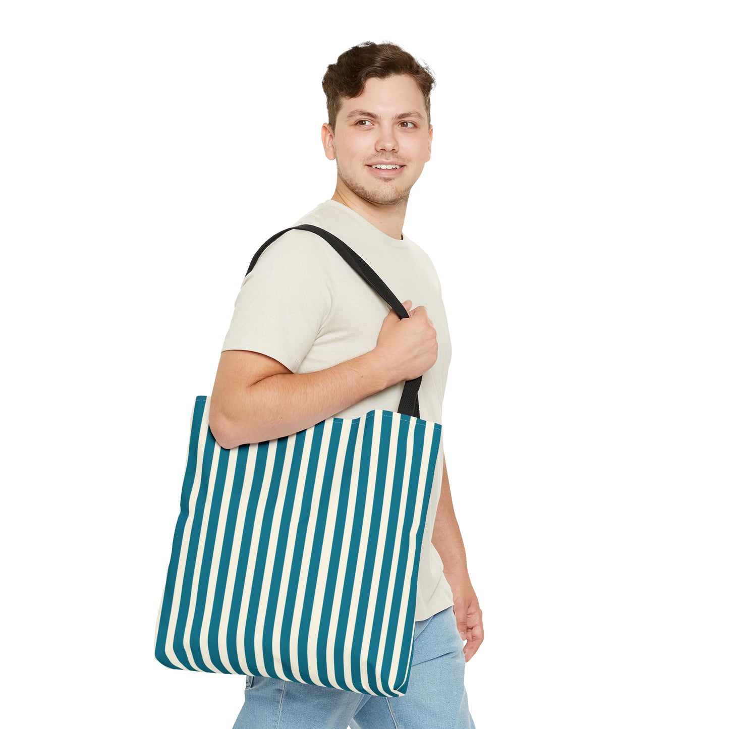 Moda Urbano Striped Tote Bag (AOP)