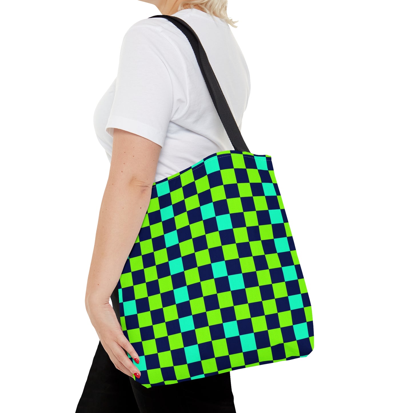 Moda Urbano Checkered Travel Tote Bag