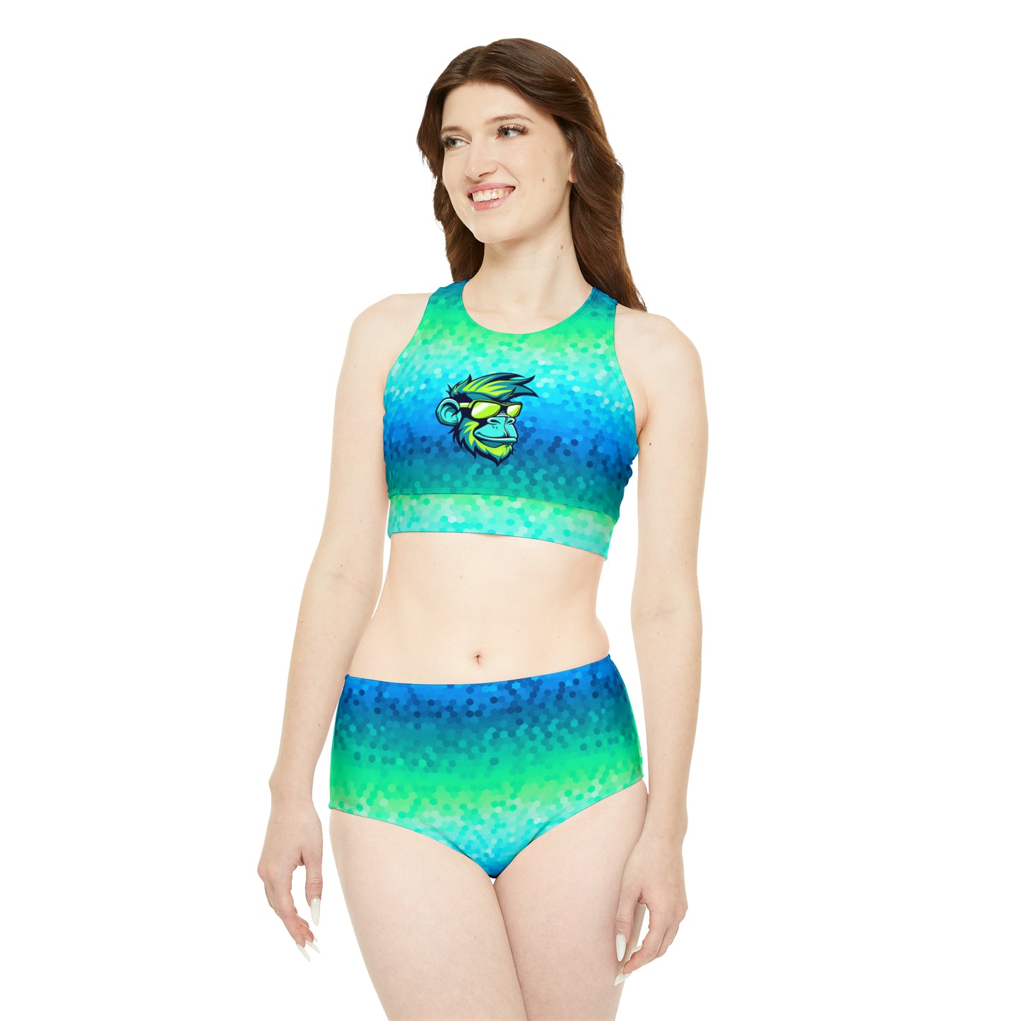 Mascot Surface Beach Volleyball Club Sporty Bikini Set