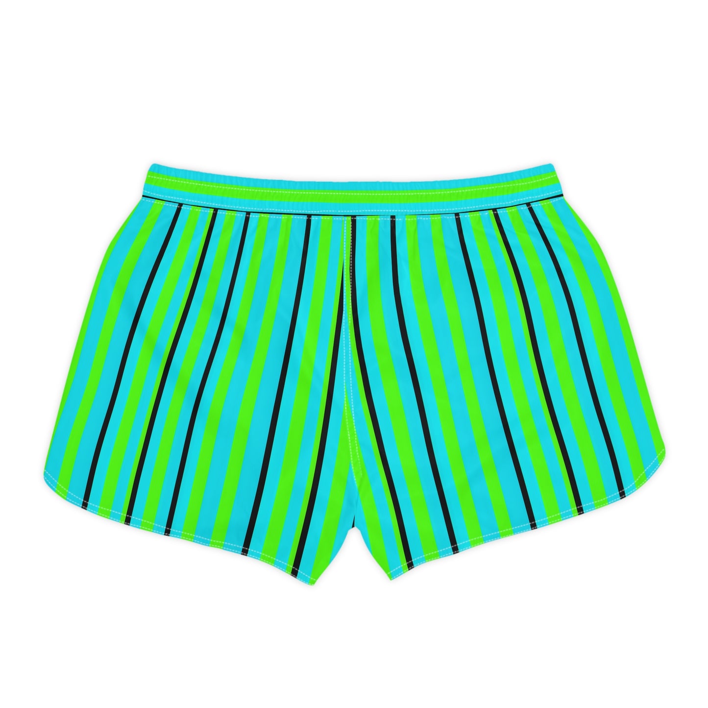 Surface Beach Volleyball Club Striped Logo Cover Up Women's Casual Shorts (AOP)