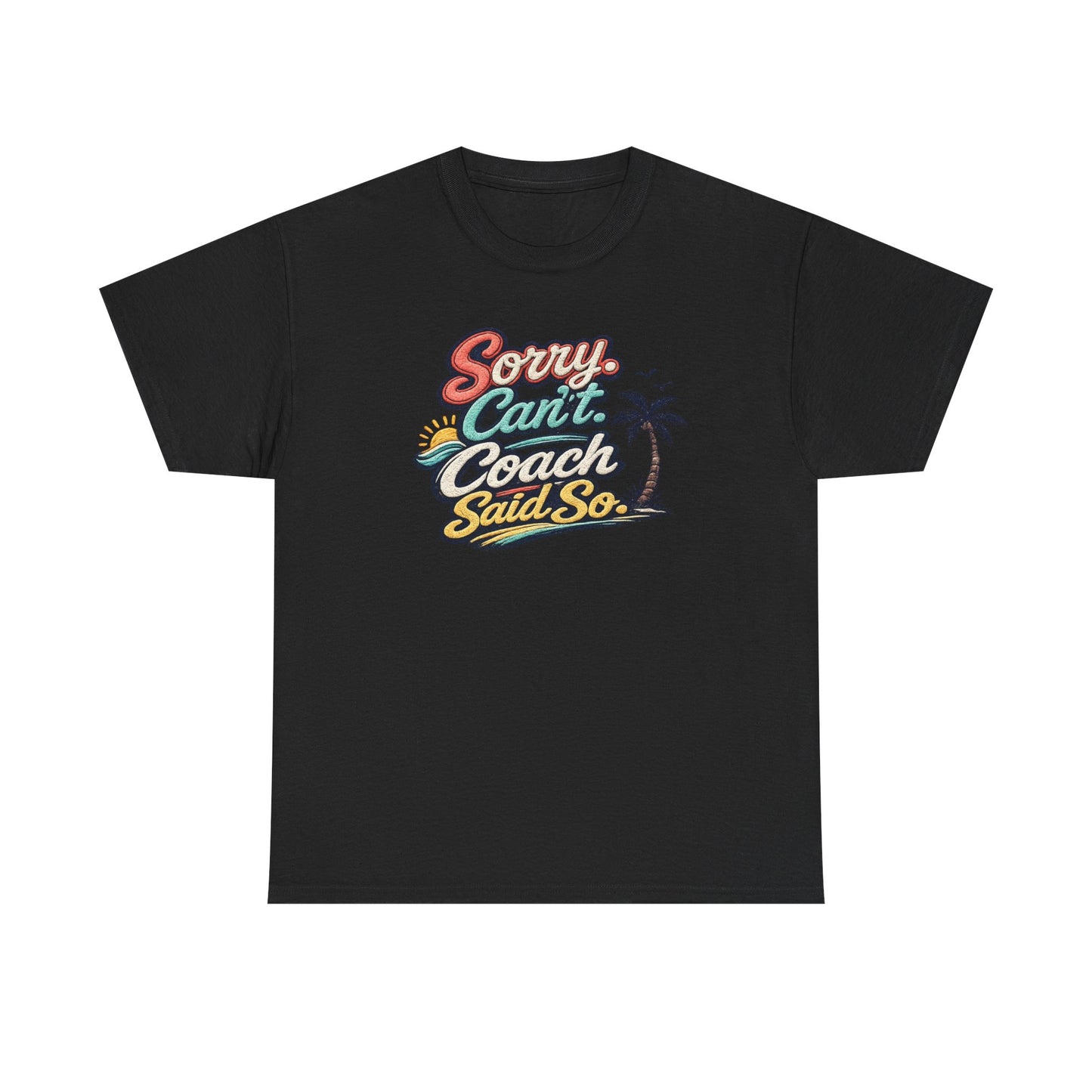 Beach Volleyball Tee — "Sorry, Can't. I’ve Got Beach Volleyball" Retro Graphic