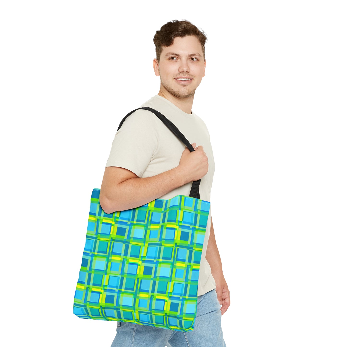 Moda Urbano Geometric Tote Bag (AOP)