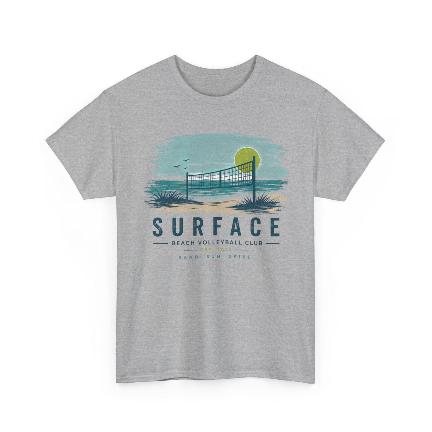 Surface Beach Volleyball Club T-Shirt – Vintage Coastal Volleyball Tee