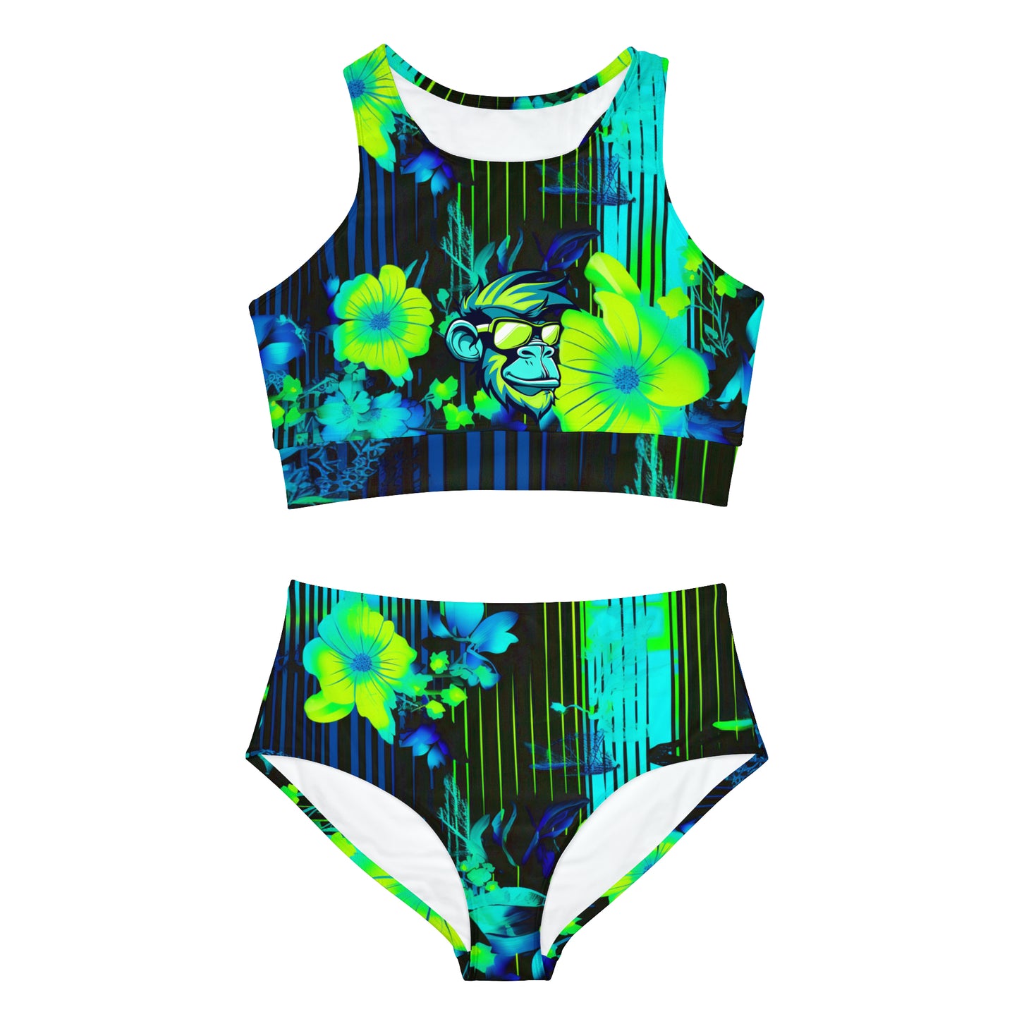 Mascot Surface Beach Volleyball Club Sporty Bikini Set