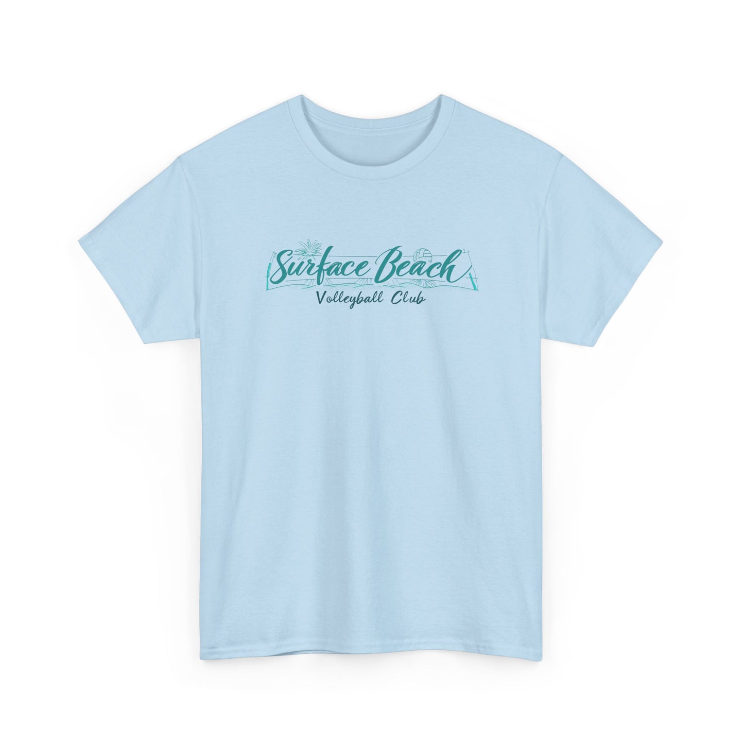 Beach Player Volleyball Tee — Surface Beach Club Graphic T-Shirt