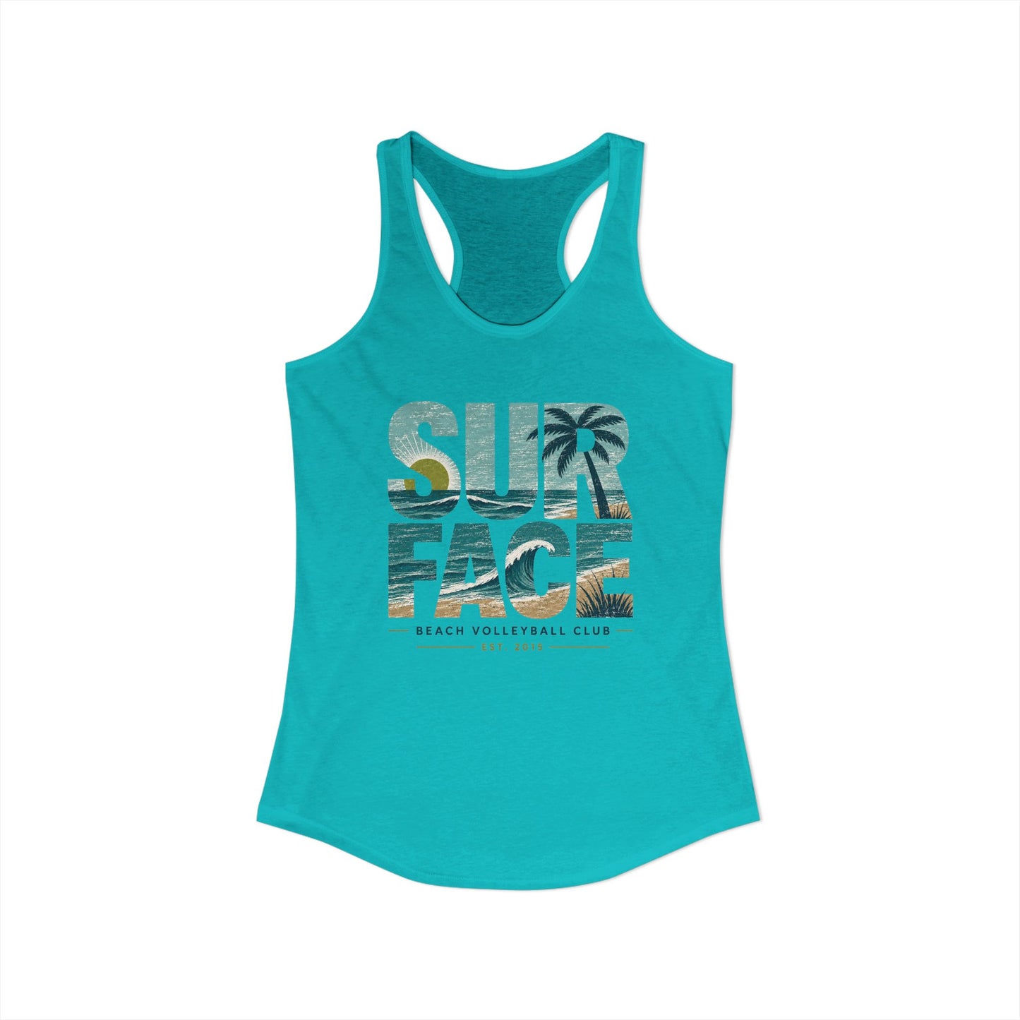 Surface Beach Volleyball Club Women's Racerback Tank - Beach Vibes
