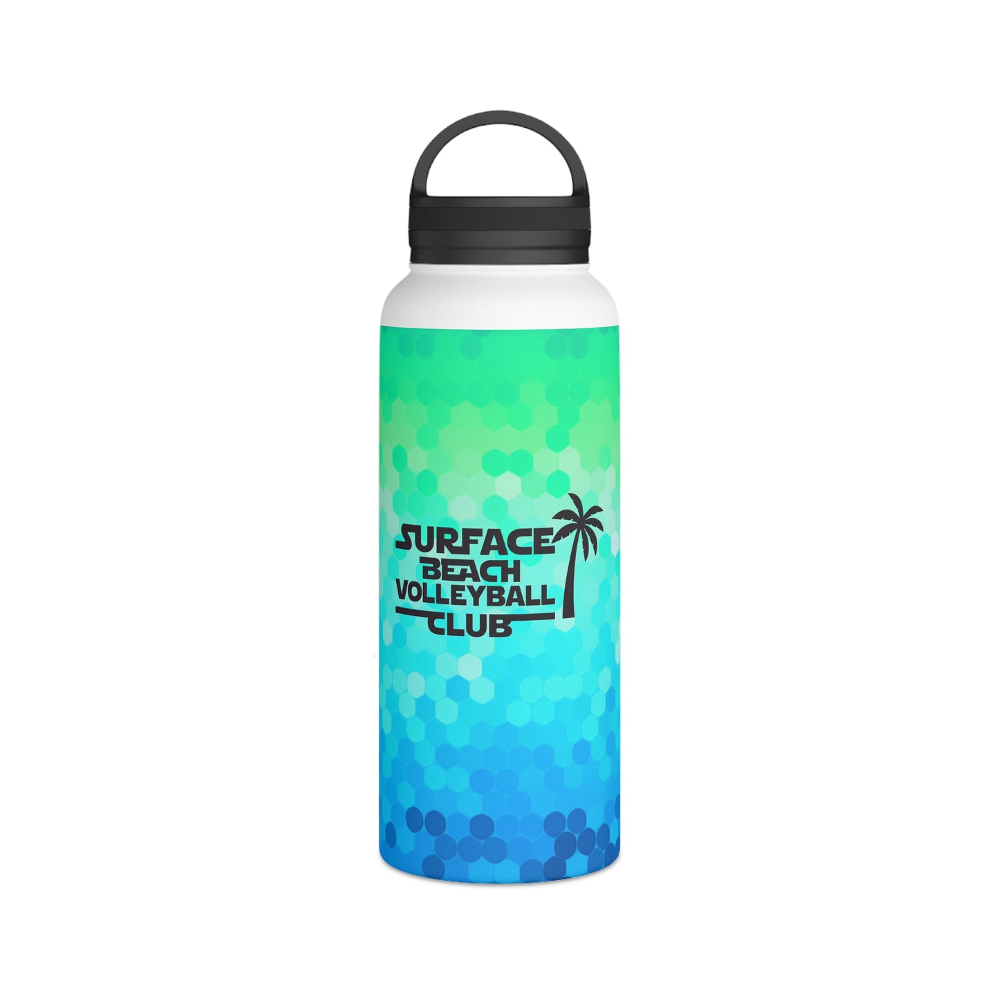 Surface Beach Volleyball Club Stainless Steel Water Bottle, Handle Lid