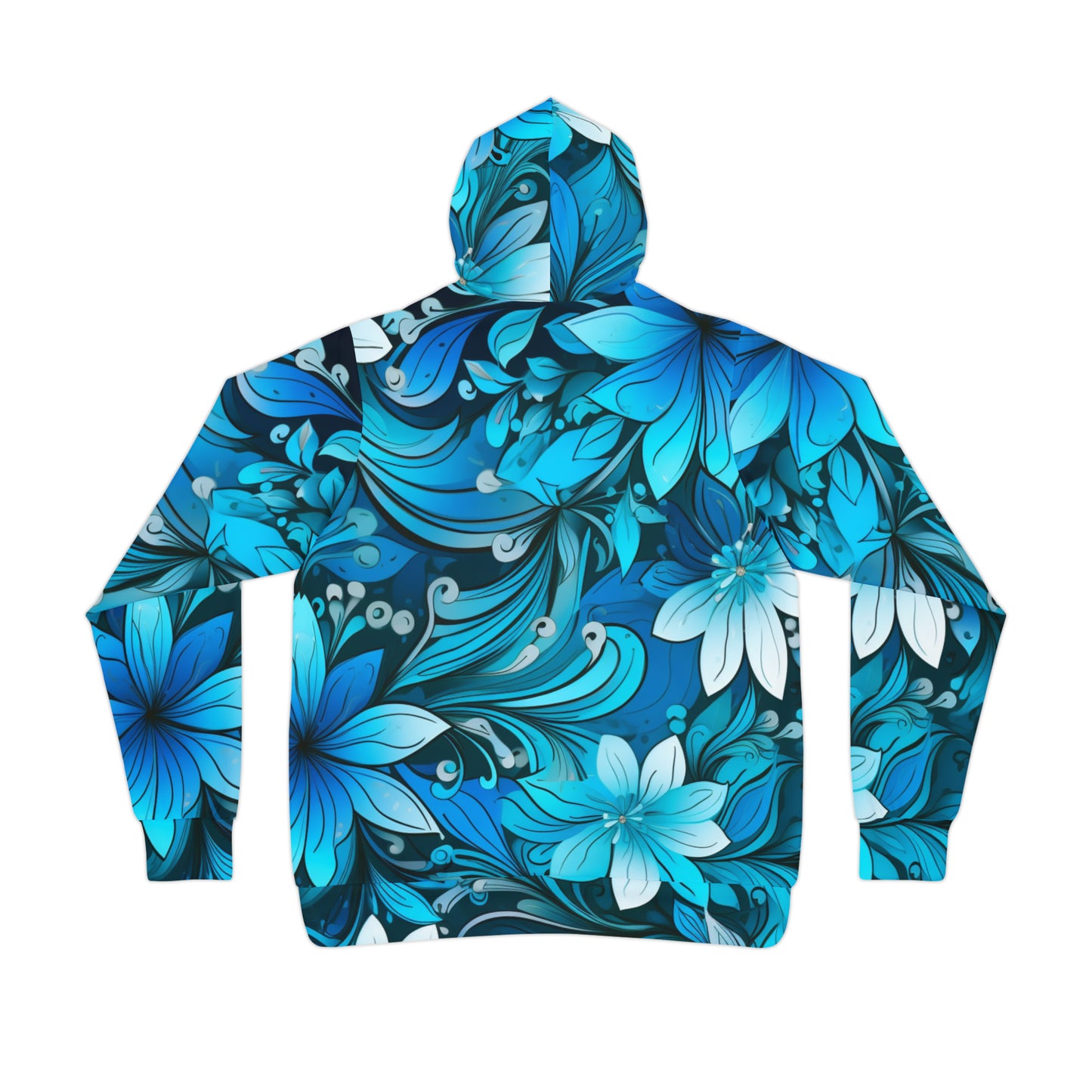 Surface Beach Volleyball Club Floral Logo Sublimated Designer Athletic Hoodie