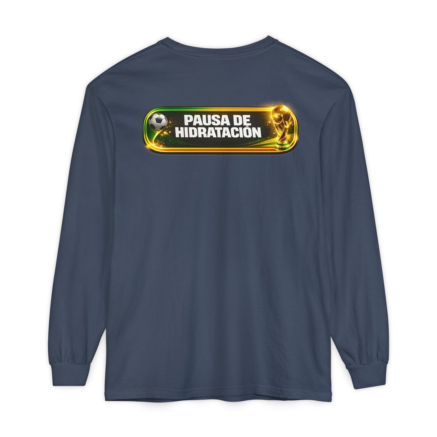 Surfache World Cup Soccer Long Sleeve Tee — "Surface" Front & "Pausa de Hidratación" Back