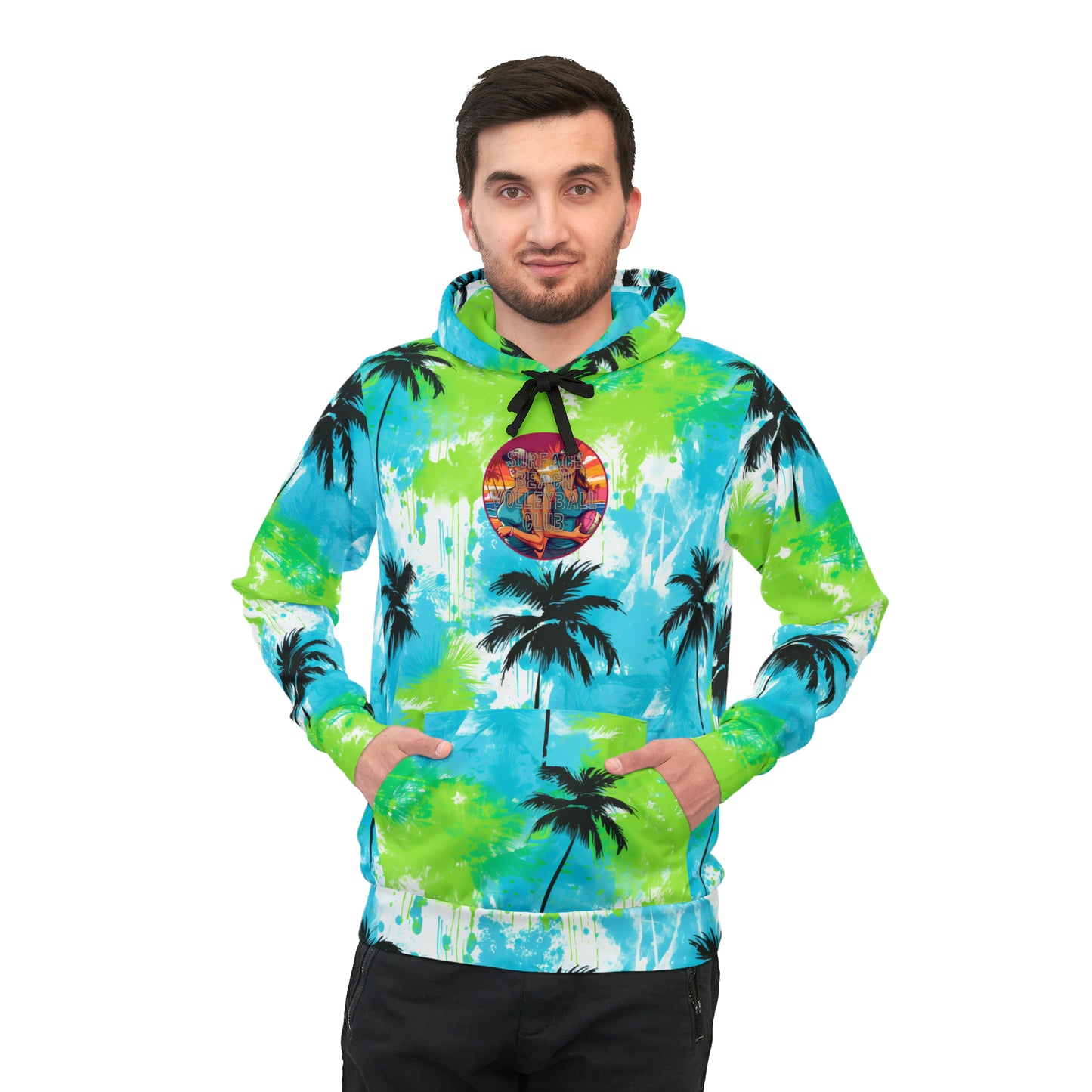 Surface Beach Volleyball Club Sublimated Designer Athletic Hoodie