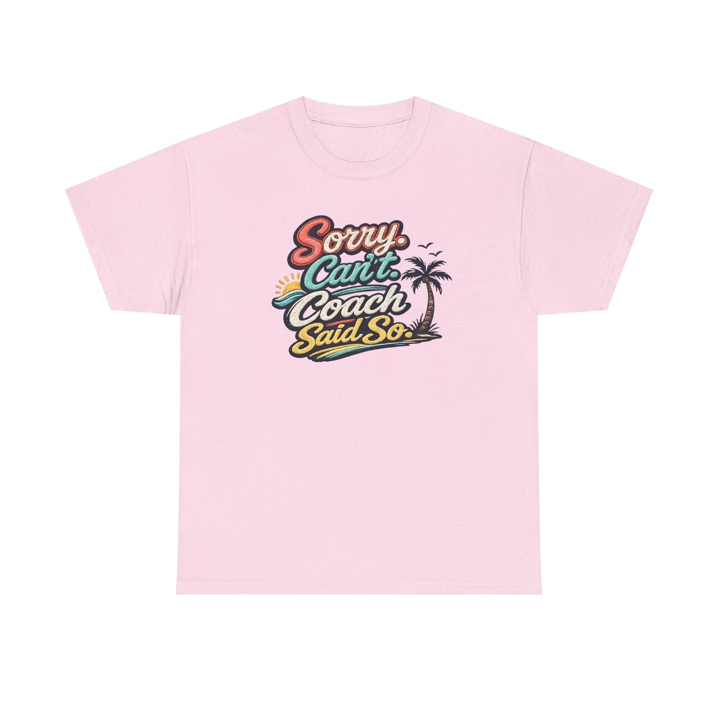 Beach Volleyball Tee — "Sorry, Can't. I’ve Got Beach Volleyball" Retro Graphic