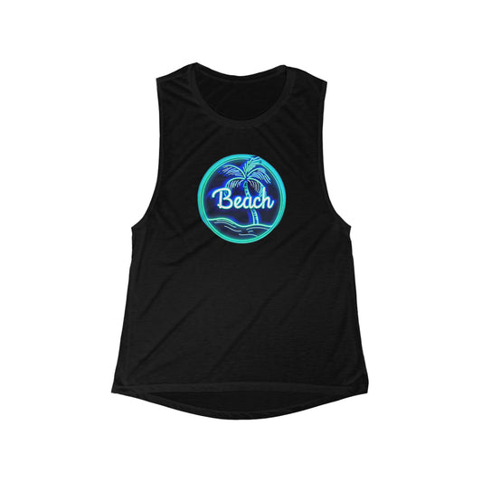 Icon Surface Beach Volleyball Club Women's Flowy Scoop Muscle Tank
