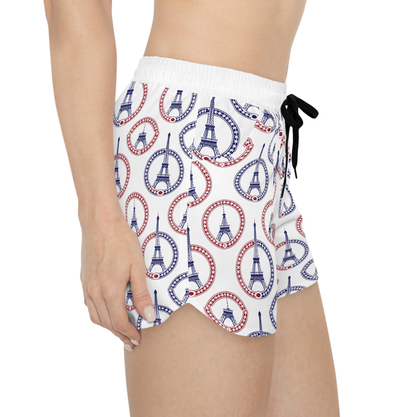 Paris Olympics Inspired Cover Up Women's Casual Shorts (AOP)