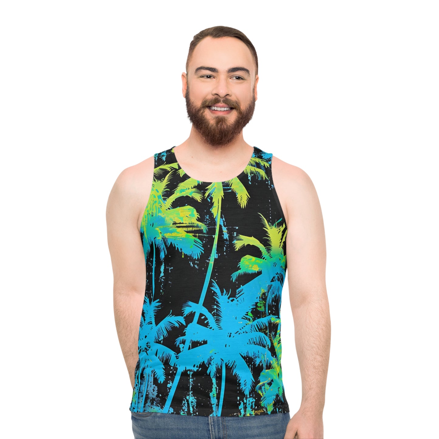 Moda Urbano Tropical Unisex Tank Top (AOP)