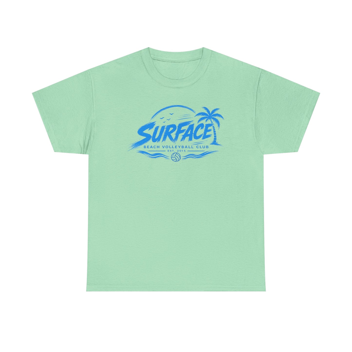 Surface Beach Volleyball Club T-Shirt — Coastal Surf Logo Tee