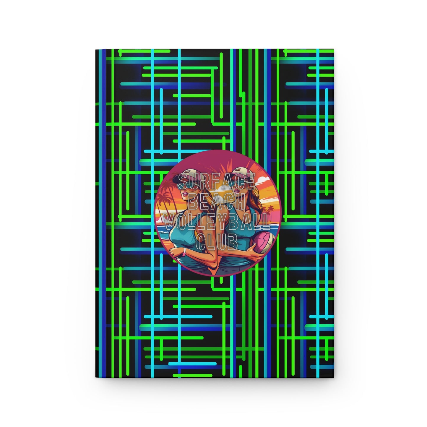 Surface Beach Volleyball Club Reflection Hardcover Journal Matte