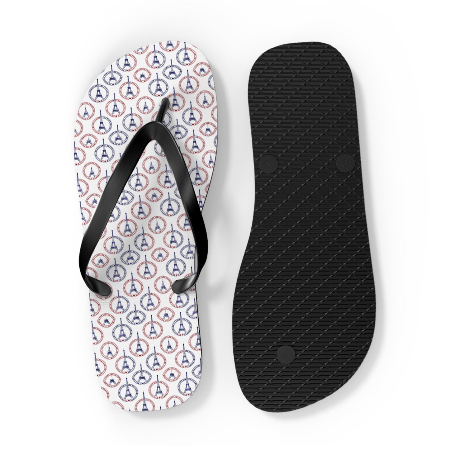 Paris Olympics Inspired Moda Urbano Designer Flip Flops