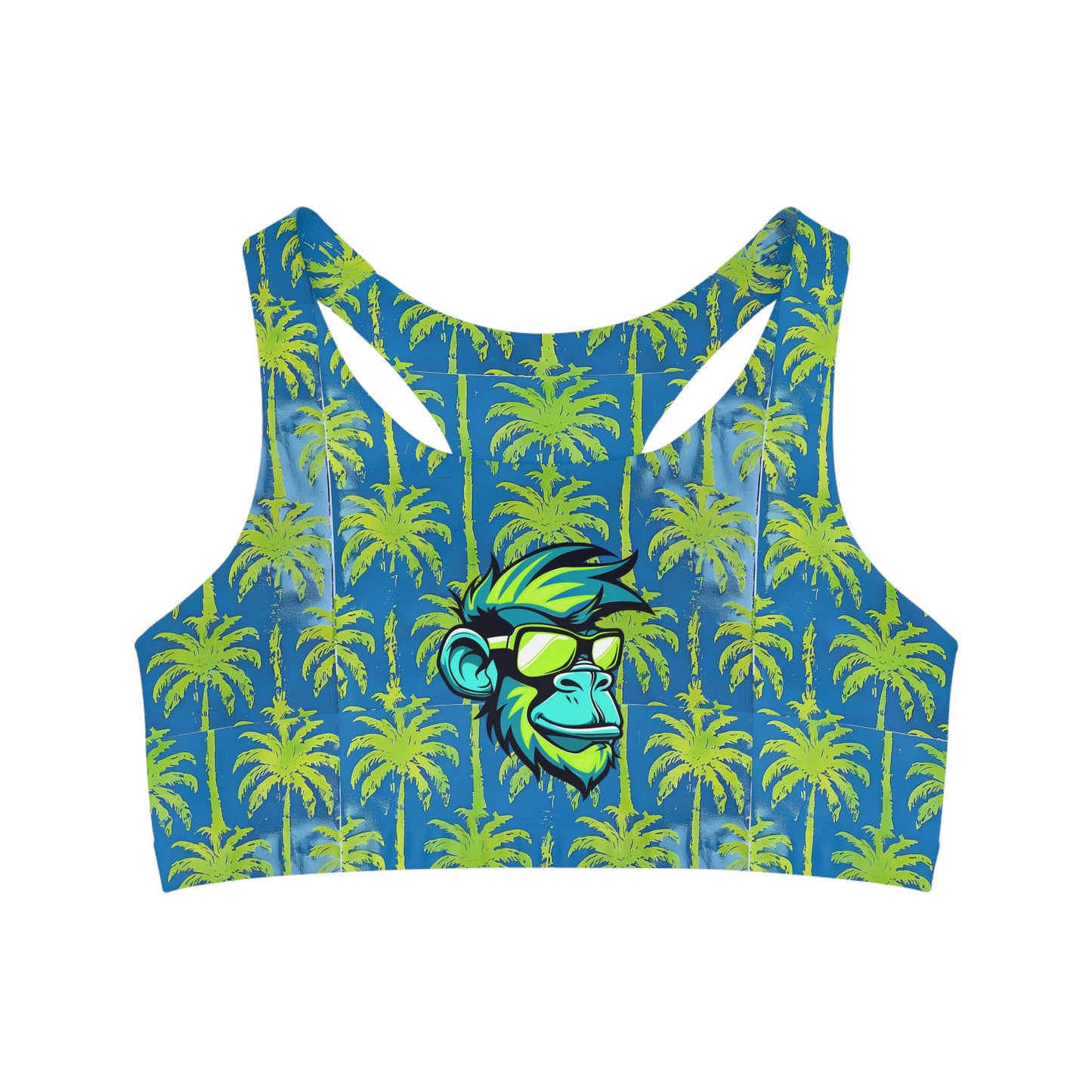 Mascot Surface Beach Volleyball Club Seamless Sports Bra (AOP)