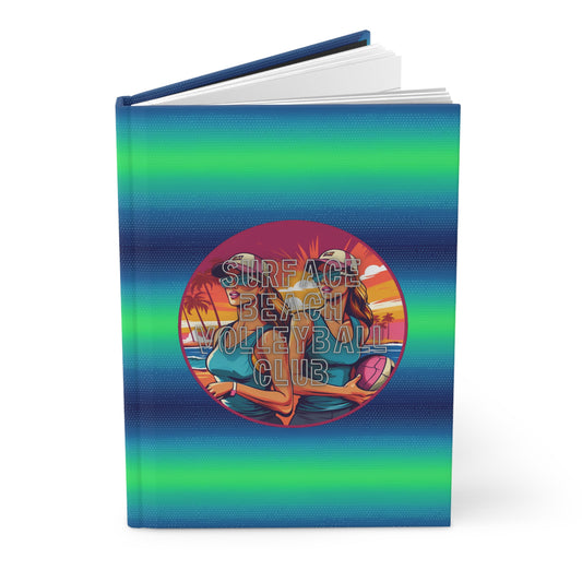 Surface Beach Volleyball Club Reflection Hardcover Journal Matte