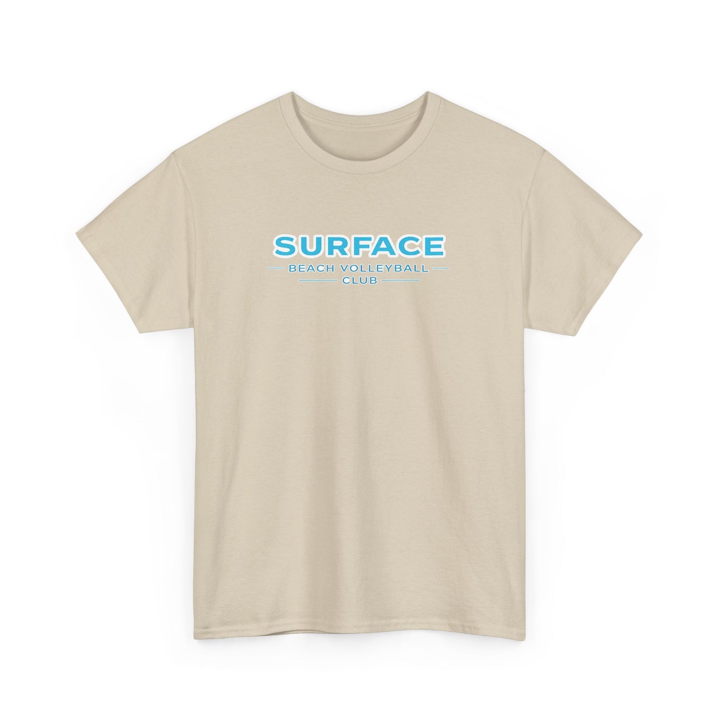 Surface Beach Volleyball Club T-Shirt — Coastal Sunset Volley Tee