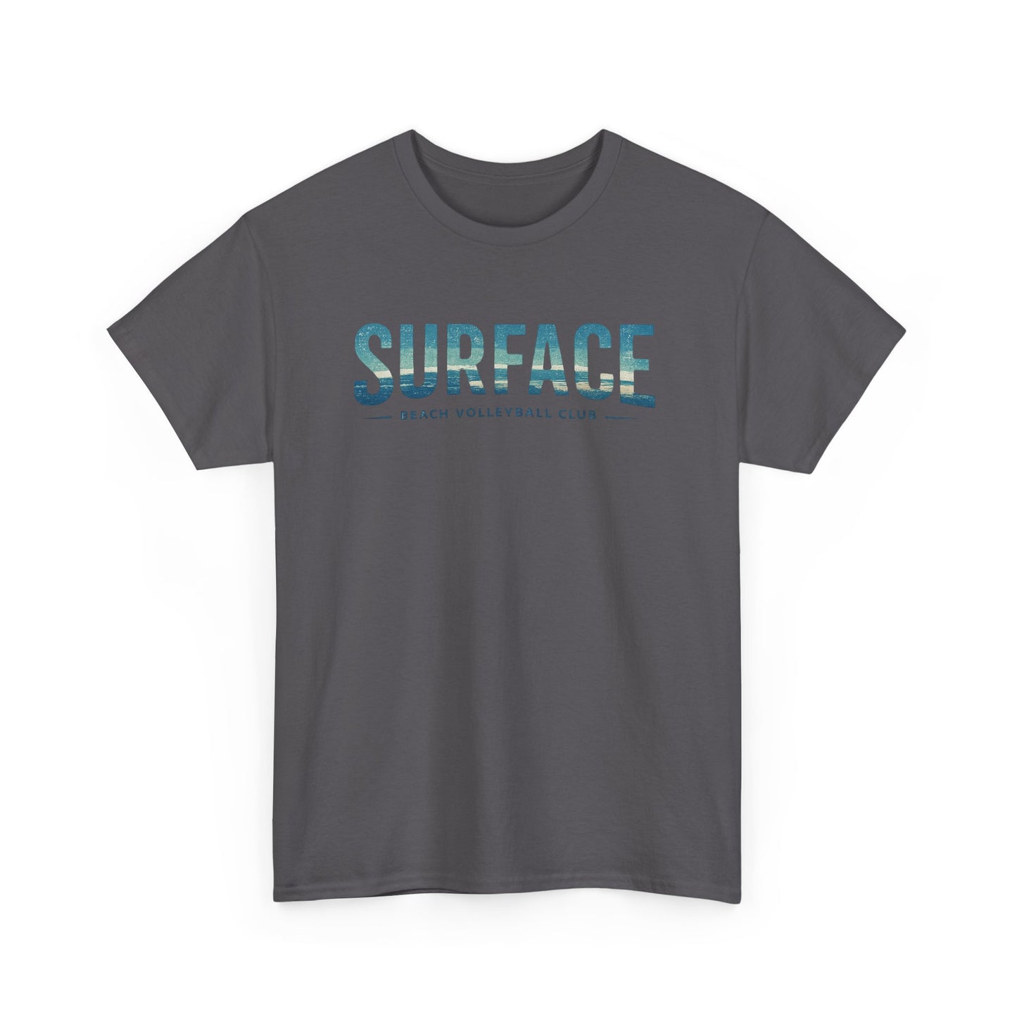 Surface Beach Club T-Shirt — Vintage Palm & Wave Logo Tee