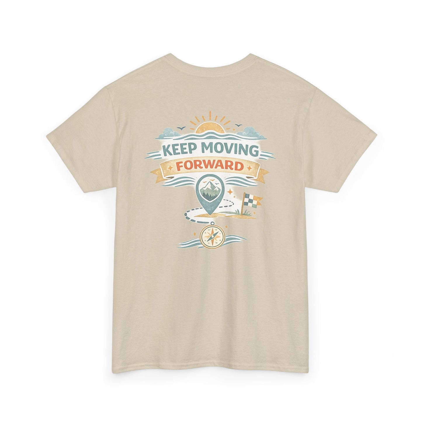 Make a Plan, Be Ready to Deviate T‑Shirt — 'Keep Moving Forward' Adventure Travel Tee
