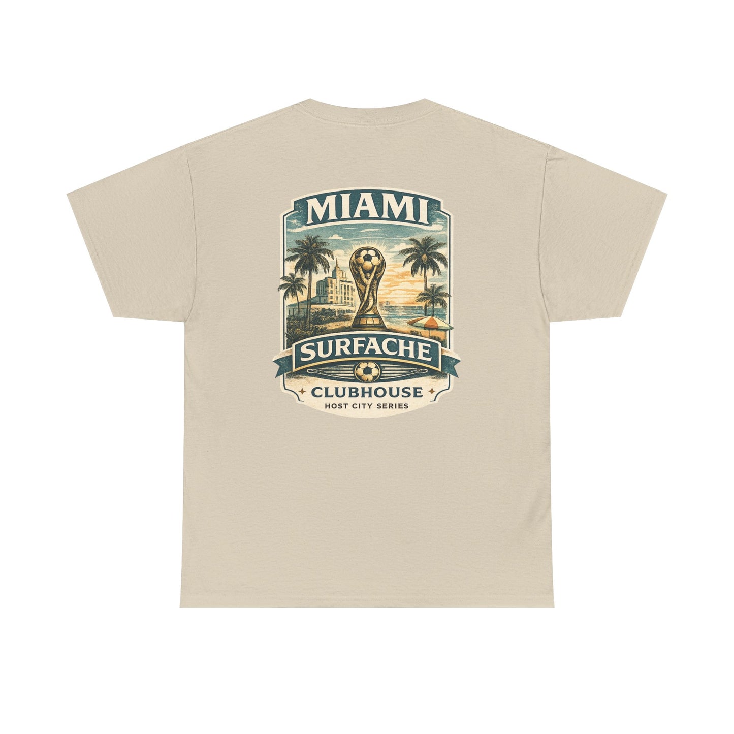 Surfache Miami Clubhouse T-Shirt — Vintage Palm Beach Surf Tee