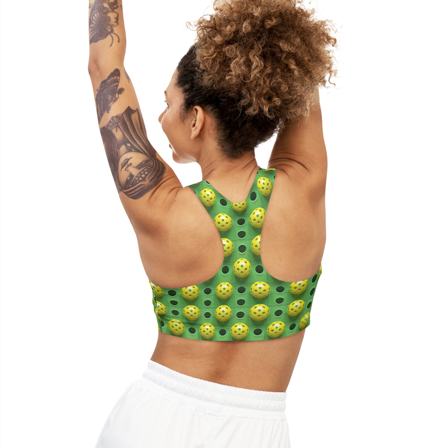 Moda Urbano Pickleball Seamless Sports Bra (AOP)