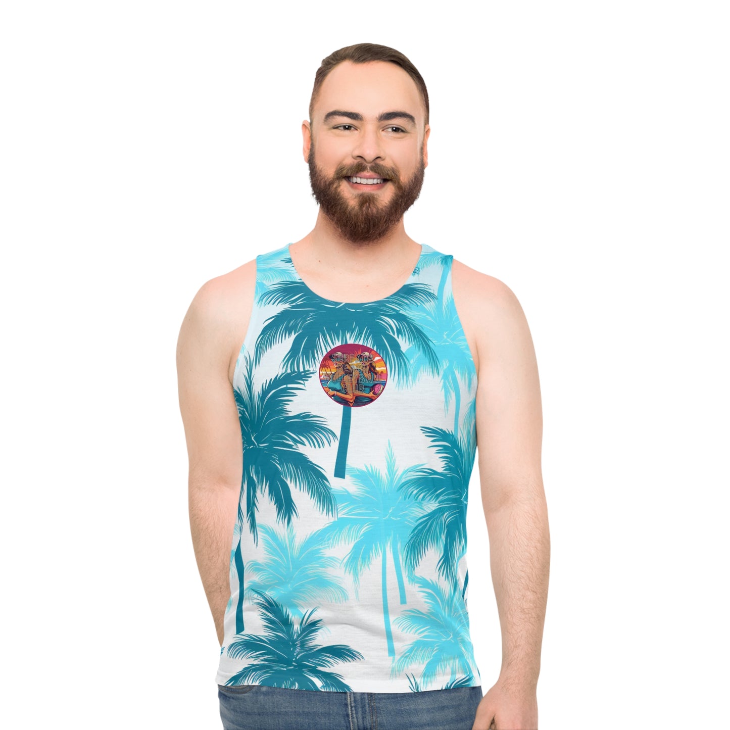 Surface Beach Volleyball Club Unisex Tank Top (AOP)