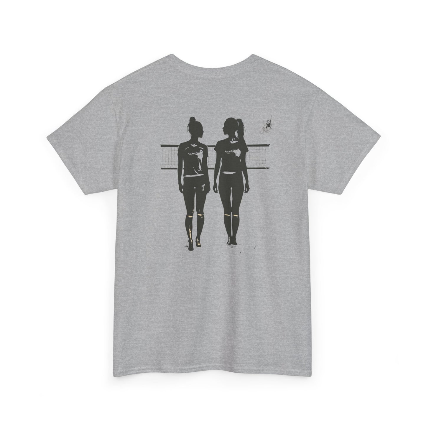 Beach Volleyball “Partners” Unisex Heavy Cotton Tee