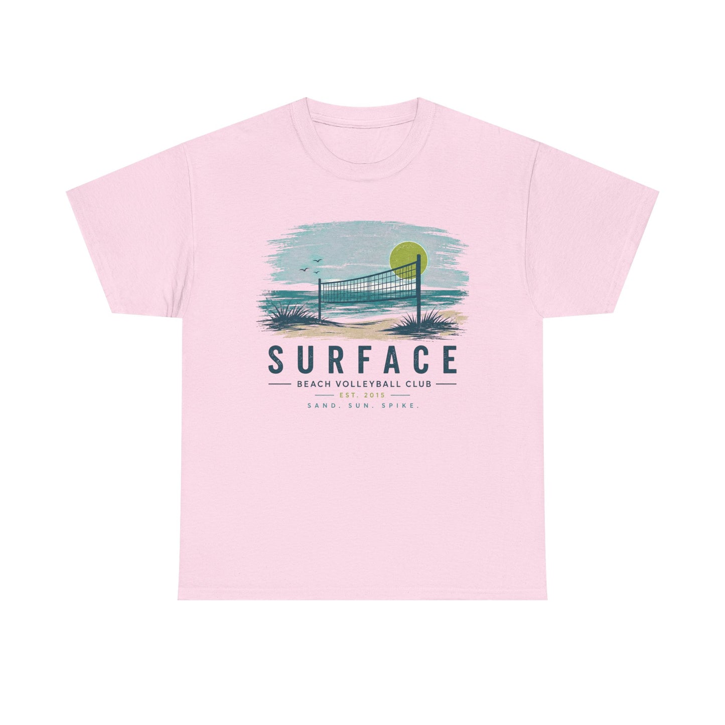 Surface Beach Volleyball Club T-Shirt – Vintage Coastal Volleyball Tee