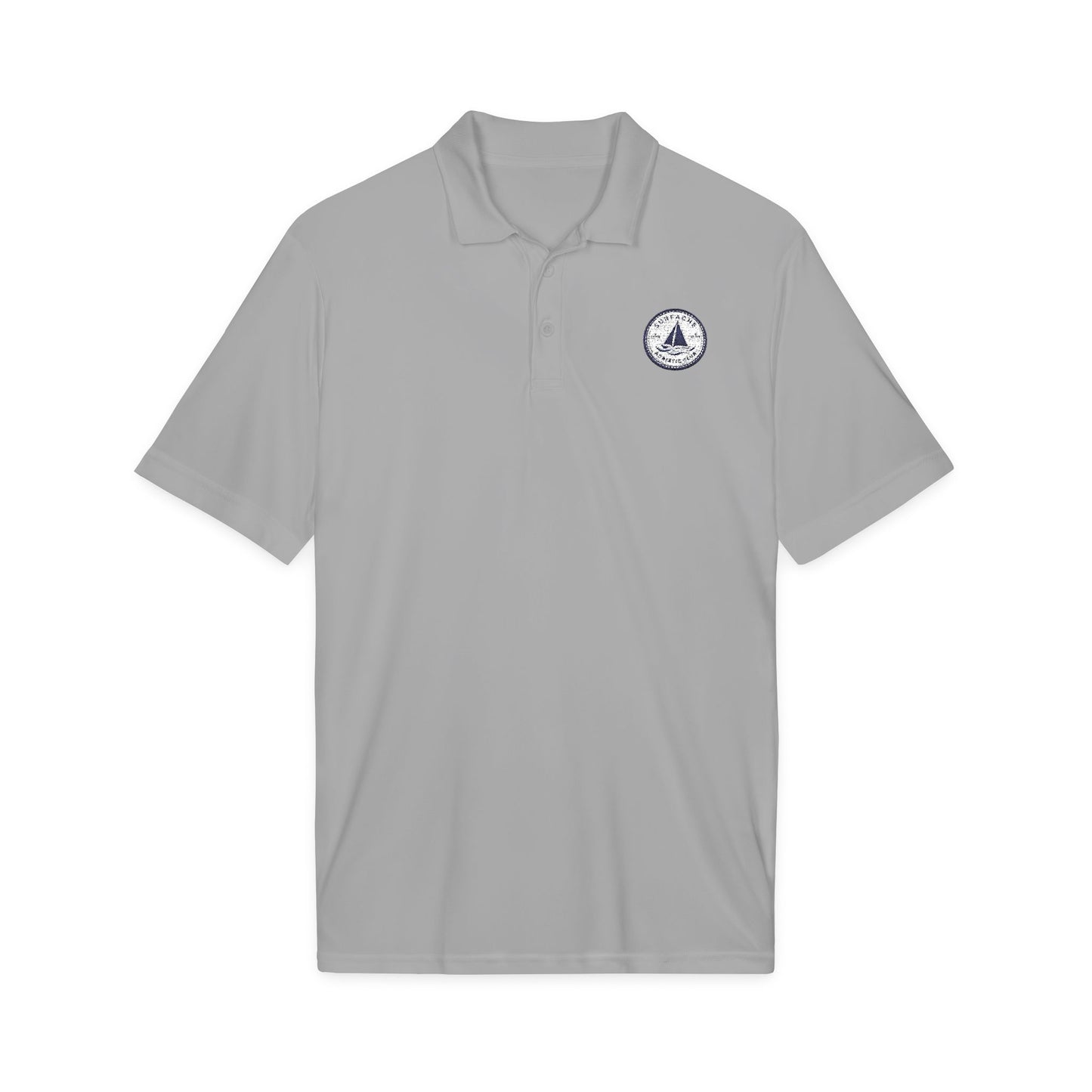 Surfache Embroidered Sailboat Polo Shirt - Nautical Club Performance Polo