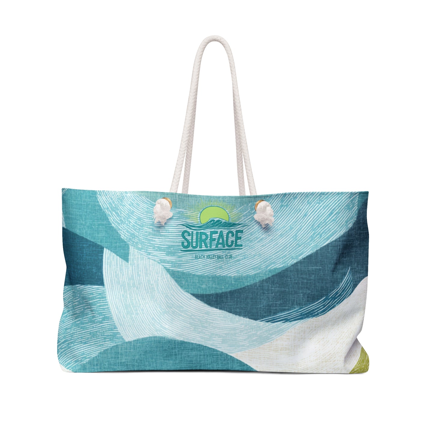 Surf Wave Weekender Bag — Coastal Travel Tote