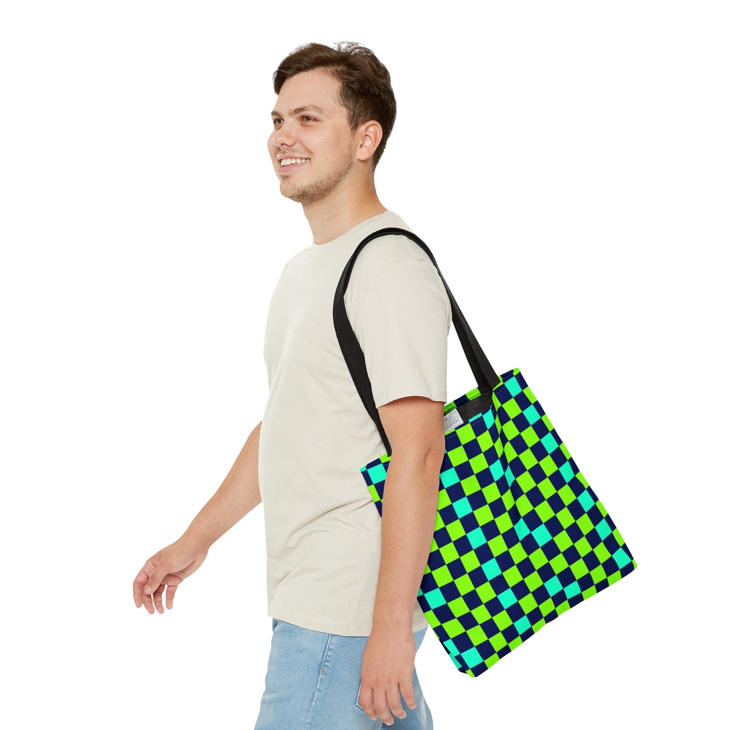 Moda Urbano Checkered Travel Tote Bag