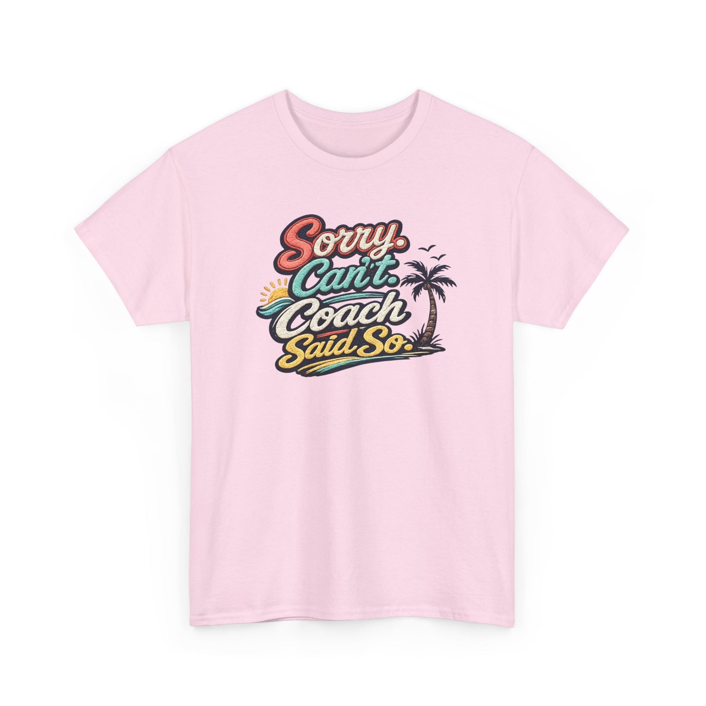 Beach Volleyball Tee — "Sorry, Can't. I’ve Got Beach Volleyball" Retro Graphic