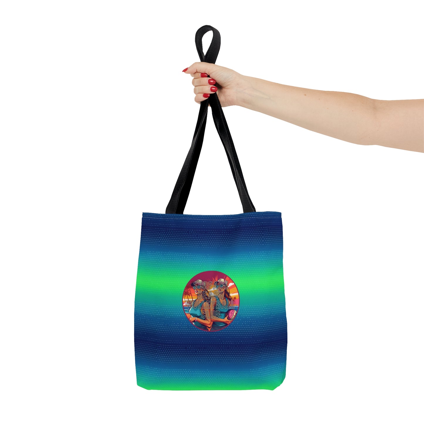 Surface Beach Volleyball Club Logo Tote Bag (AOP)