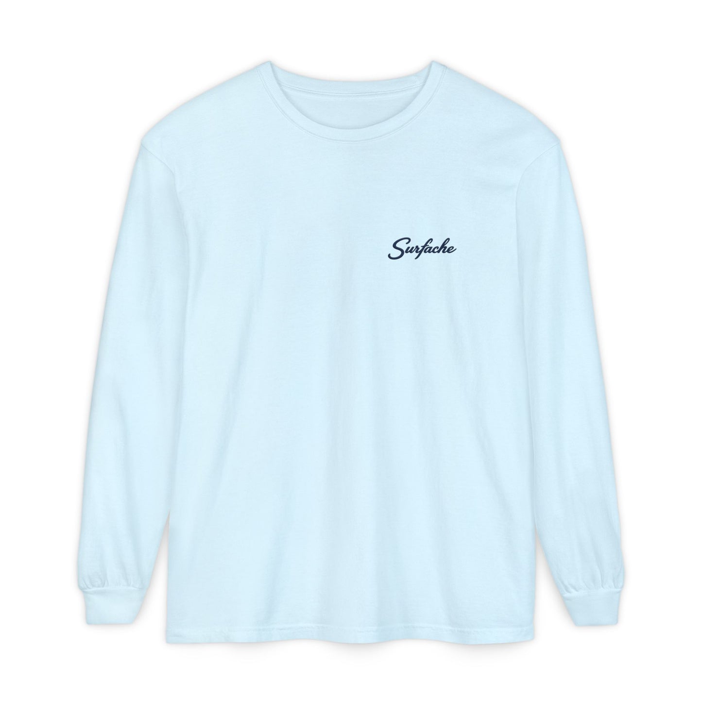 Surfache Long Sleeve T-Shirt — Coastal Heron Graphic
