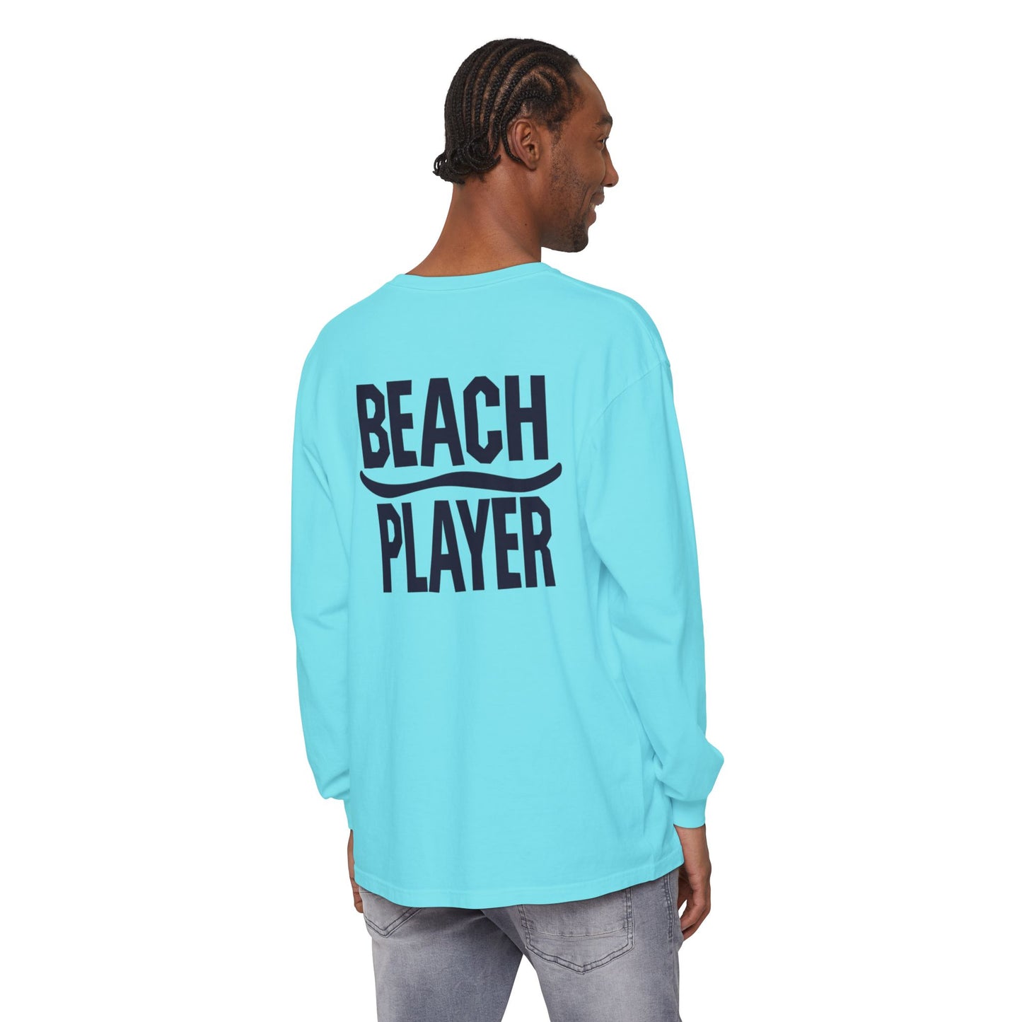 Surface Beach Volleyball Club Long Sleeve Tee — "Beach Player" Back Print