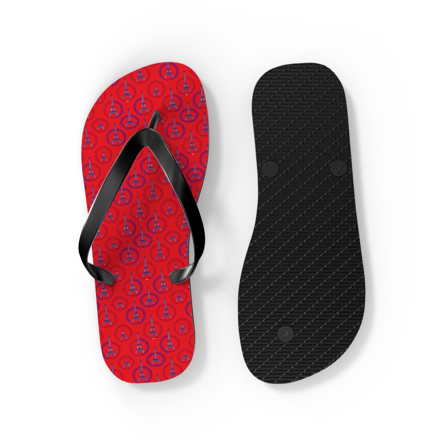 Paris Olympics Inspired Moda Urbano Designer Flip Flops