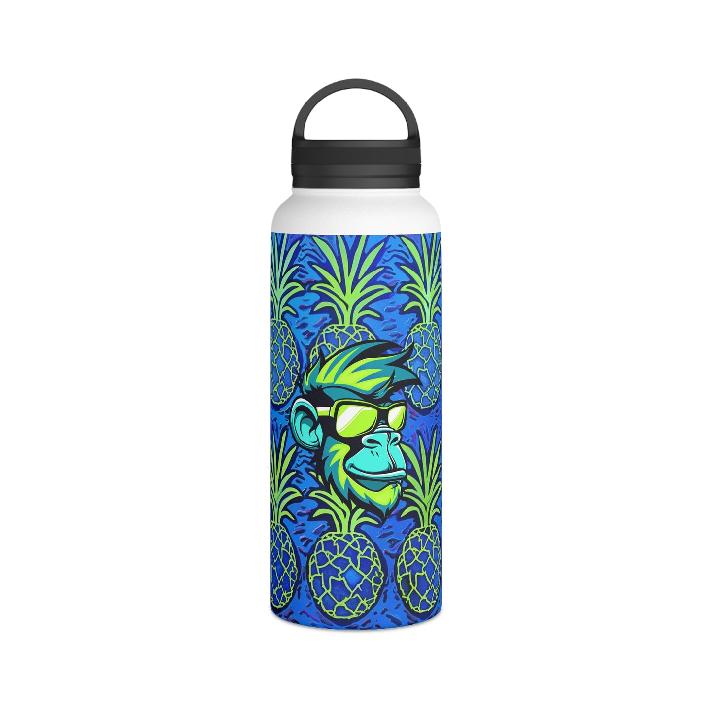 Surface Beach Volleyball Club Stainless Steel Water Bottle, Handle Lid