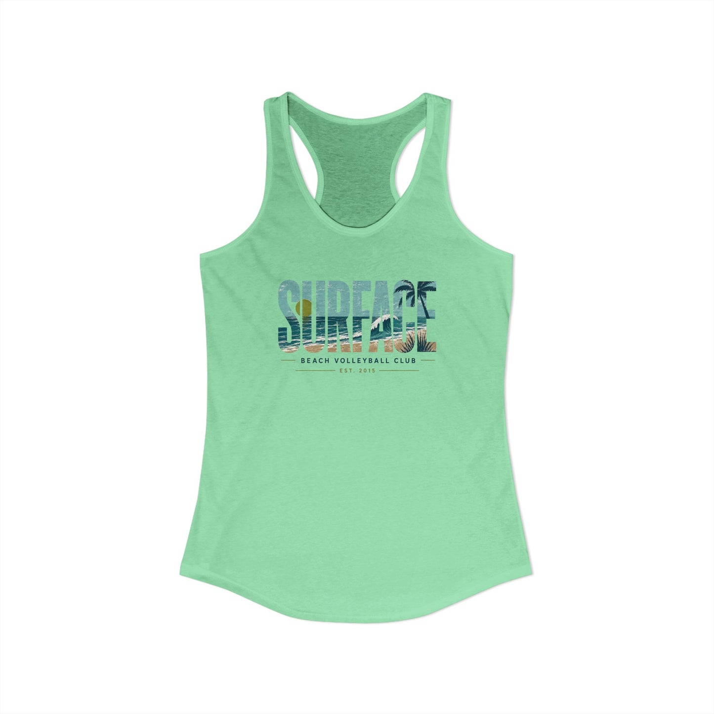 Surface Beach Volleyball Club Women's Racerback Tank - Beach Vibes