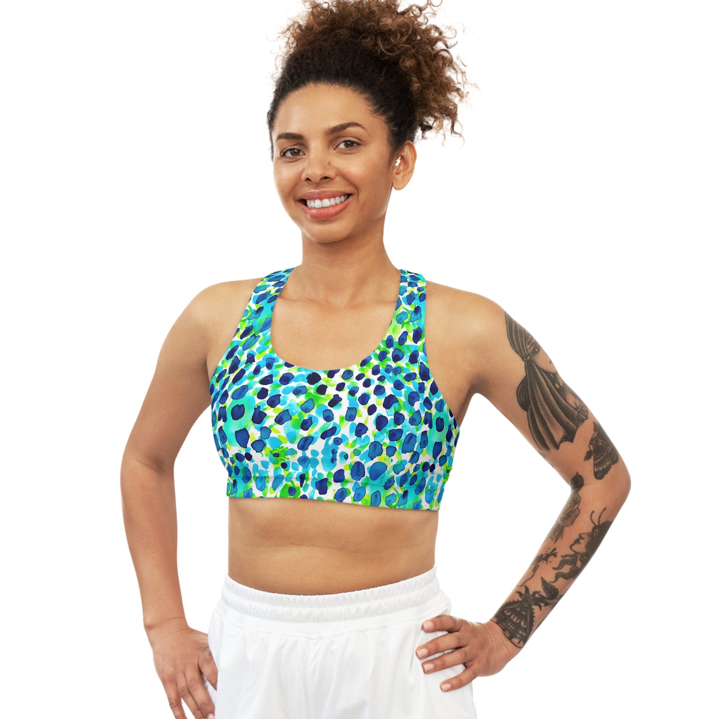 Surface Beach Volleyball Club Seamless Sports Bra (AOP)