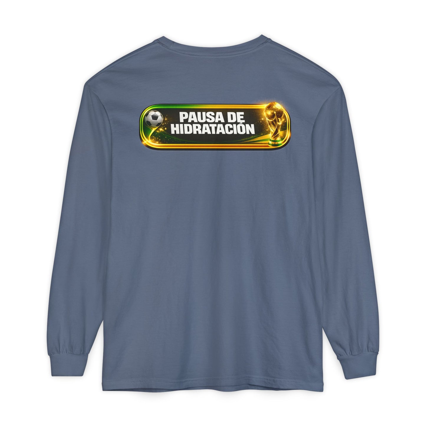 Surfache World Cup Soccer Long Sleeve Tee — "Surface" Front & "Pausa de Hidratación" Back