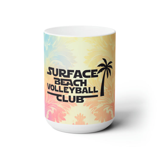 Surface Beach Volleyball Club Ceramic Mug 15oz