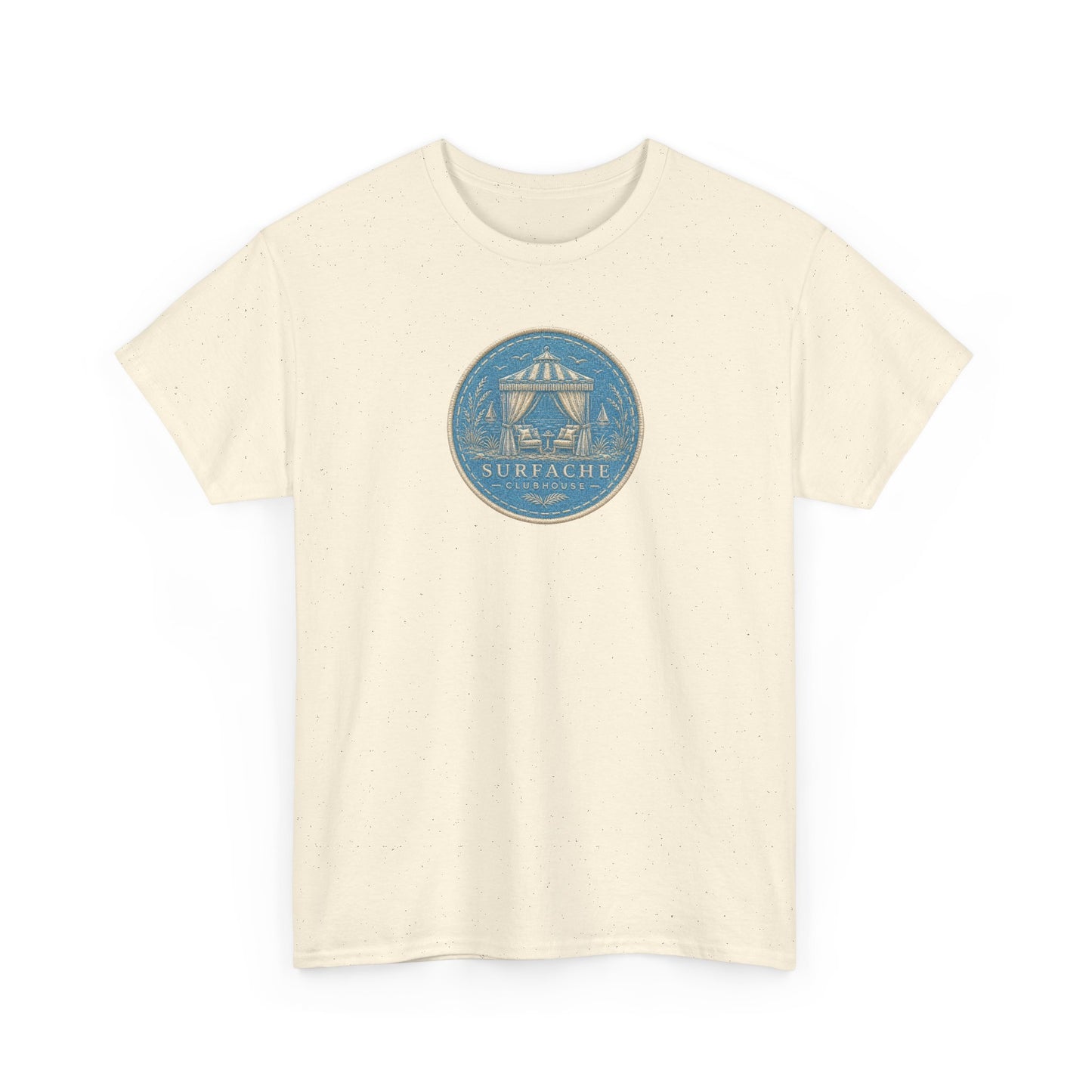 Surfache Cabana Club T‑Shirt – Tropical Beach Cabana Graphic Tee