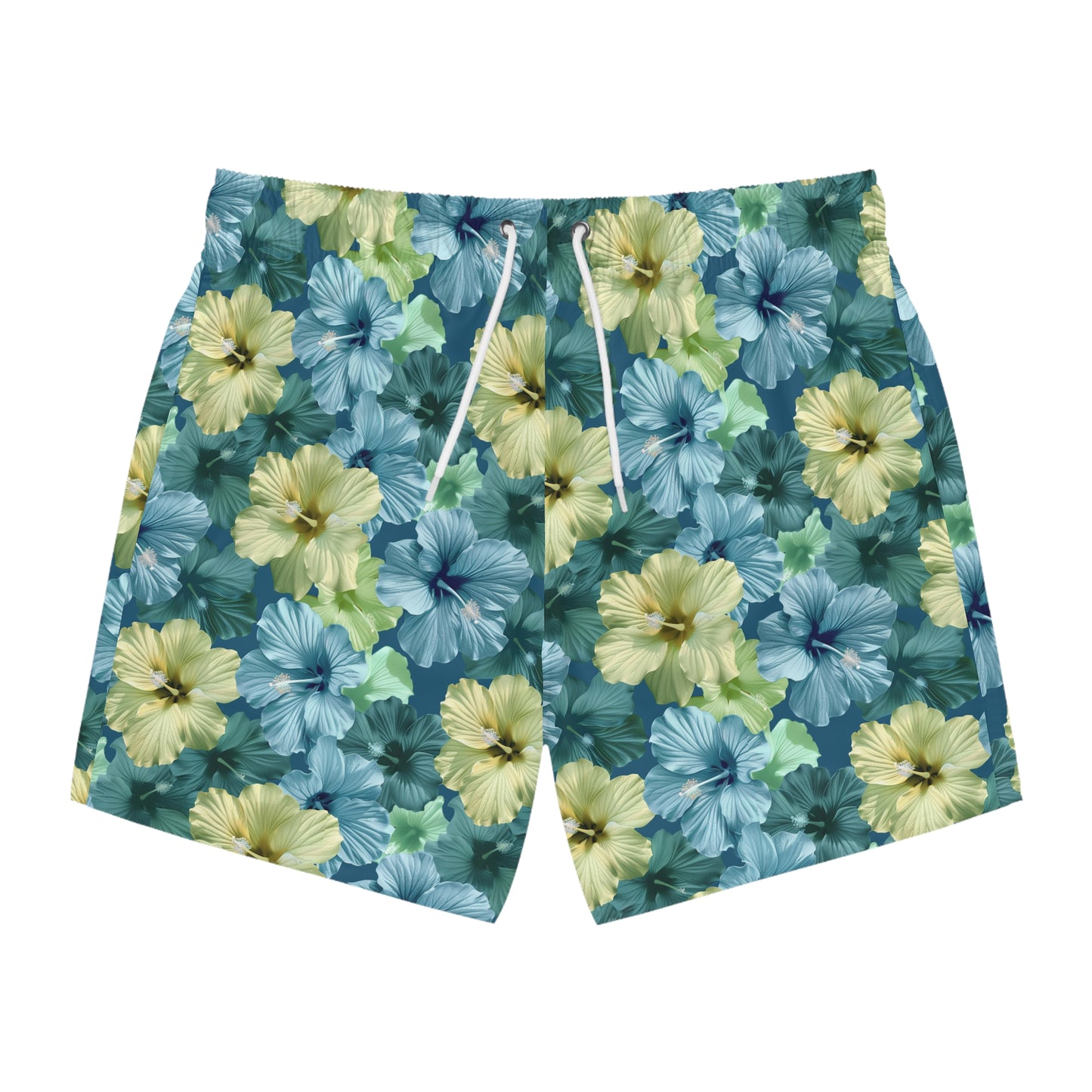 Moda Urbano Hibiscus Modern Swim Trunks