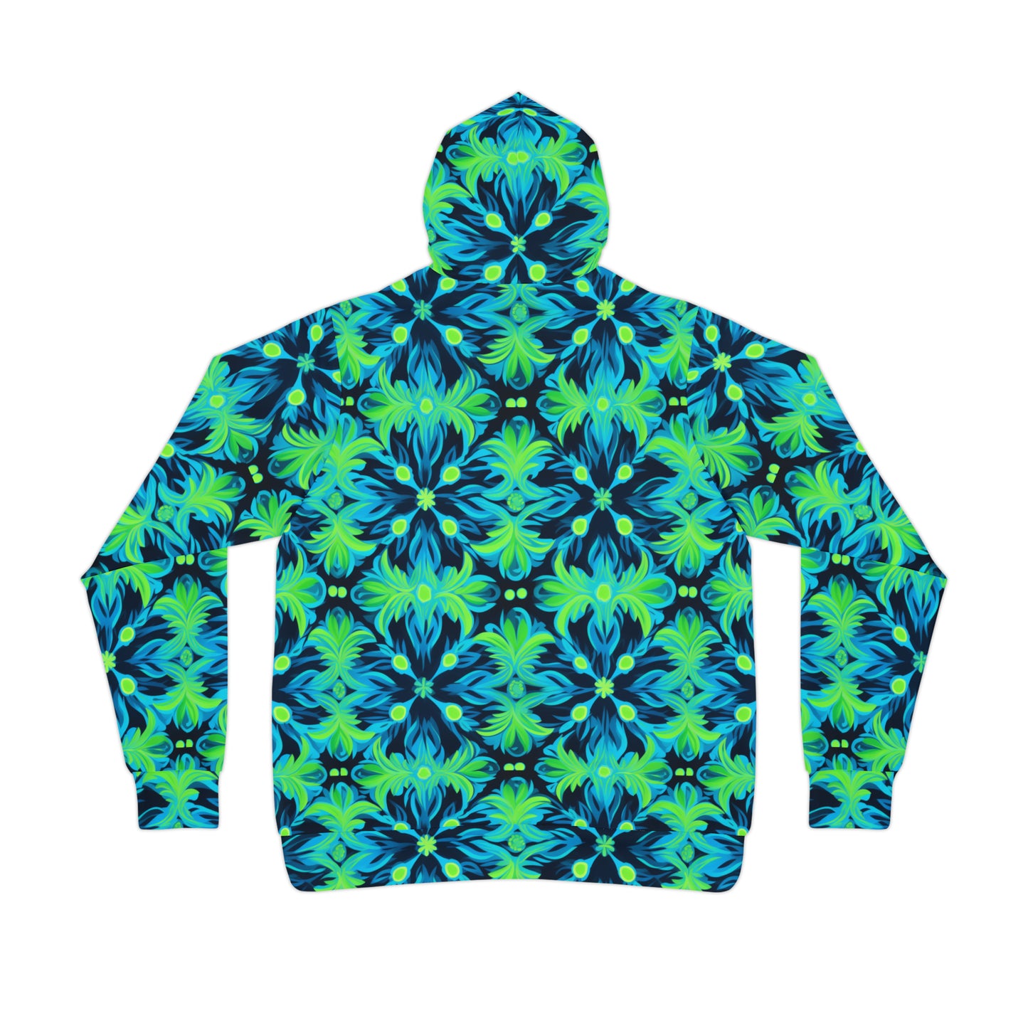 Surface Beach Volleyball Club Floral Logo Sublimated Designer Athletic Hoodie