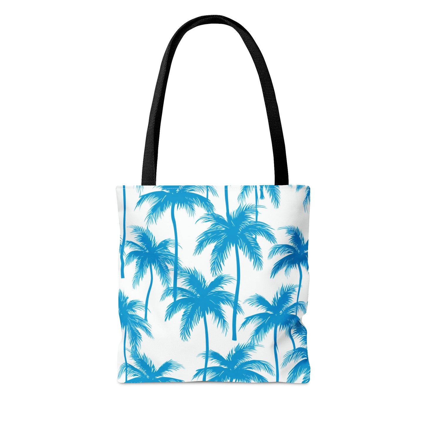 Cyan Palm Travel Tote Bag