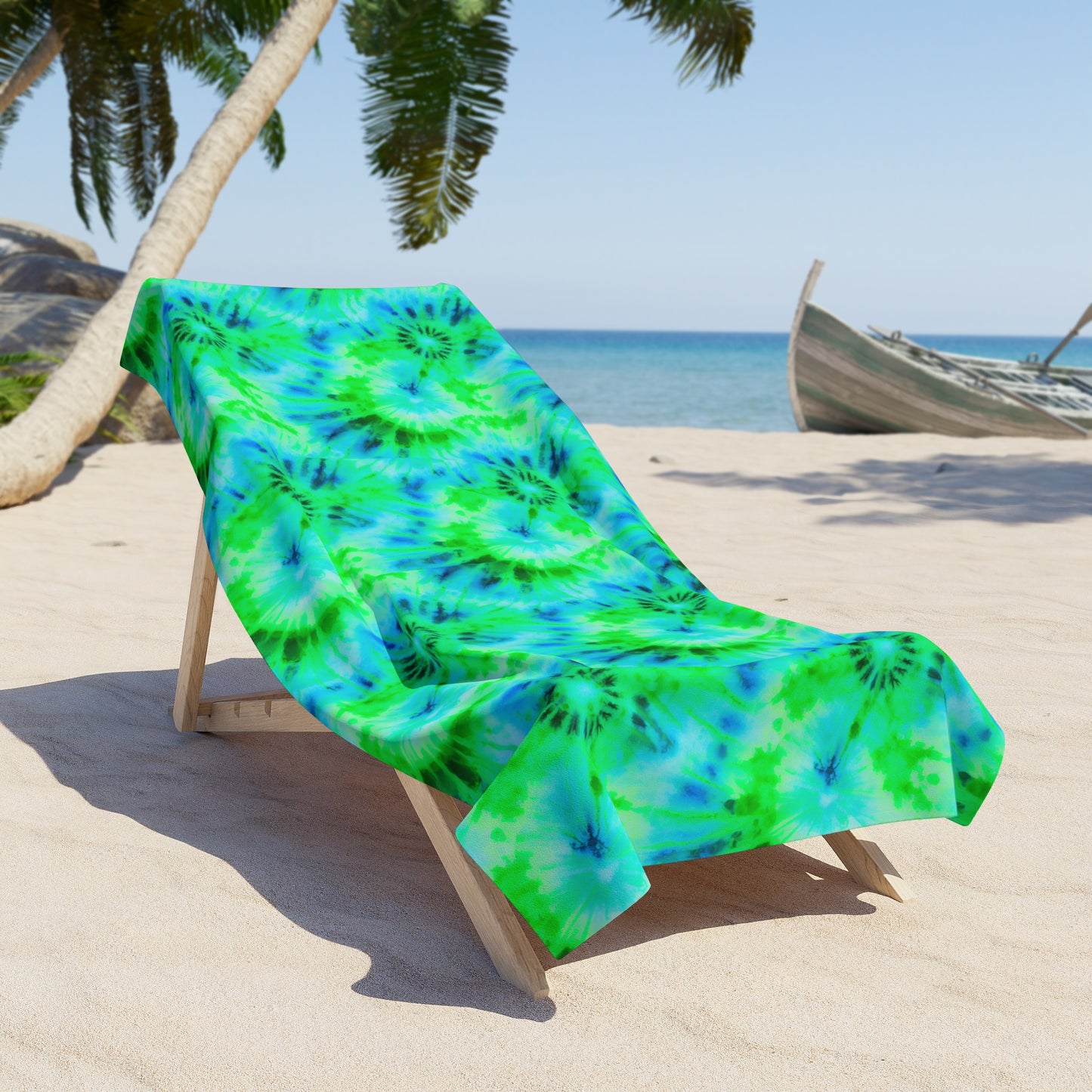 Surface Beach Volleyball Club Tie Dye Beach Towel